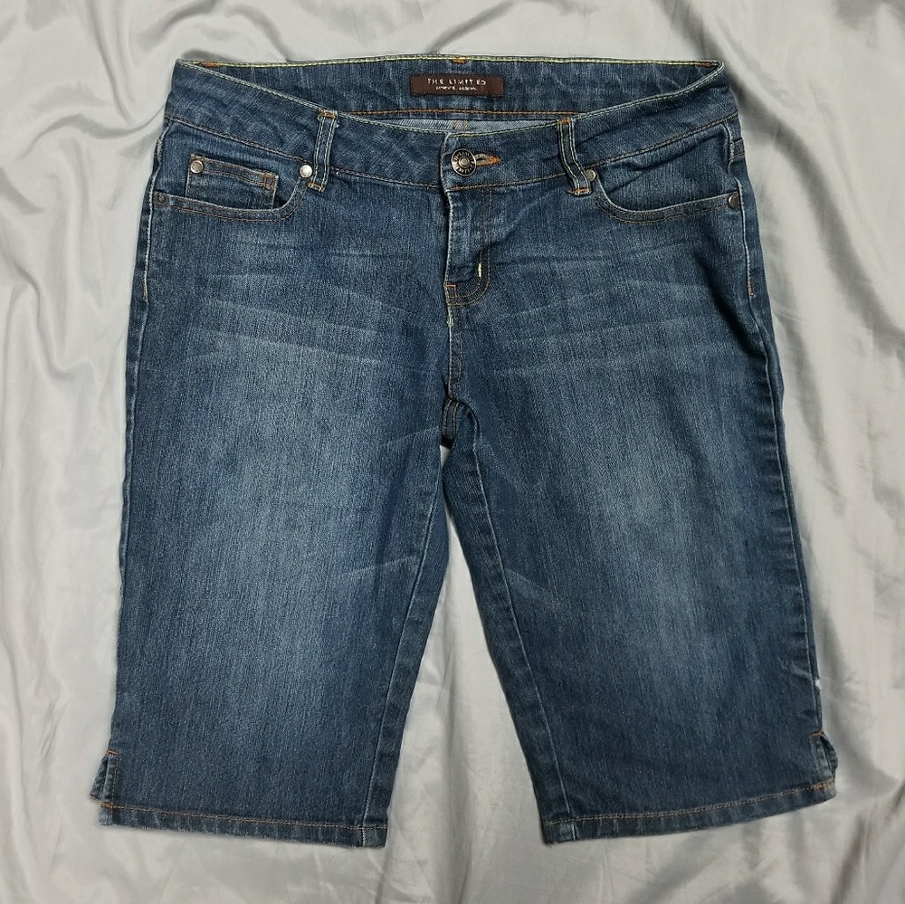 The Limited Denim Bermuda Shorts